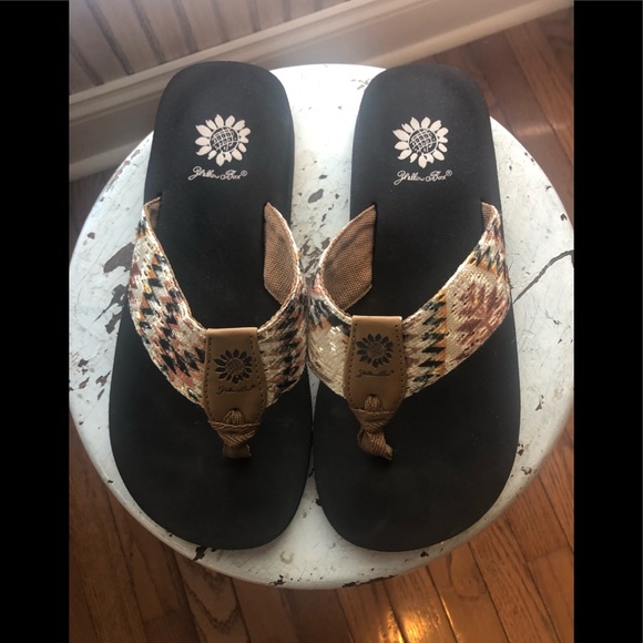 Yellow Box Shoes - EUC—Yellow Box Sandals